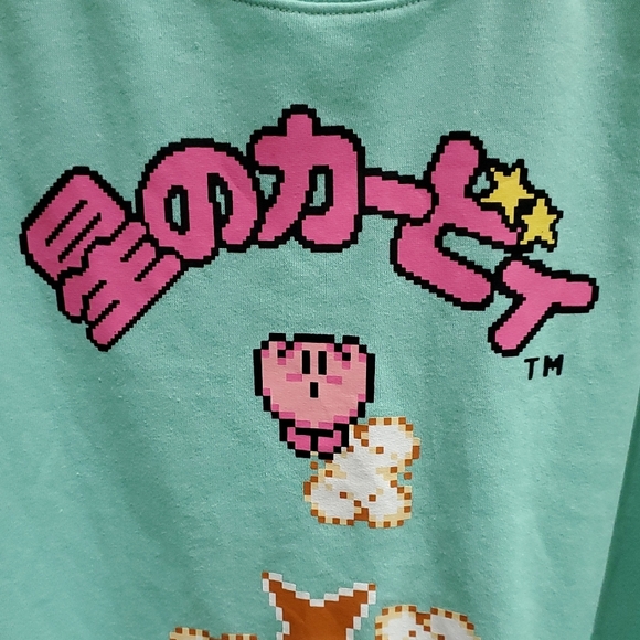 Nintendo 1993 Hal Laboratories Mint Green Graphic Sweatshirt Size Large Gamers - Picture 3 of 9